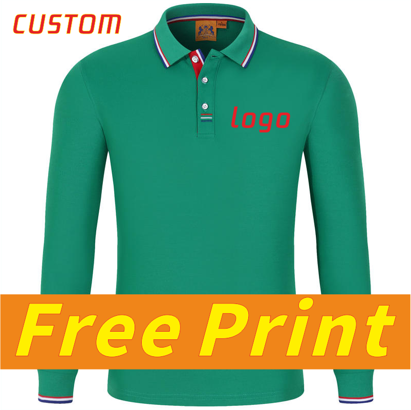 Polo Shirt Pique - Camiseta Polo de Manga Larga para