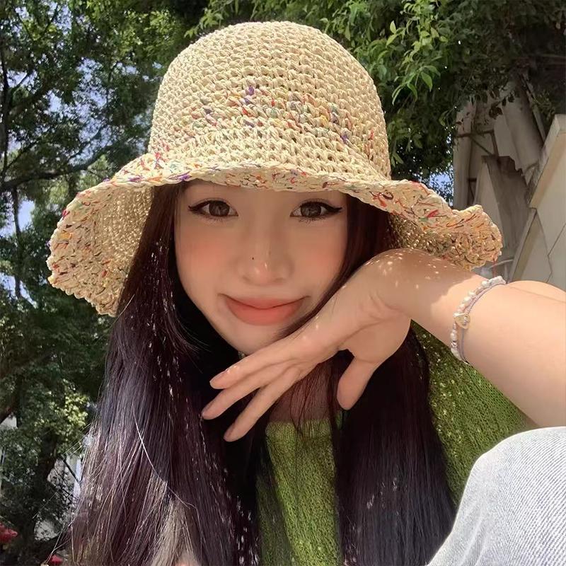 Sombrero de Paja Arcoíris Teji - Bucket Hat Straw reseña y precio